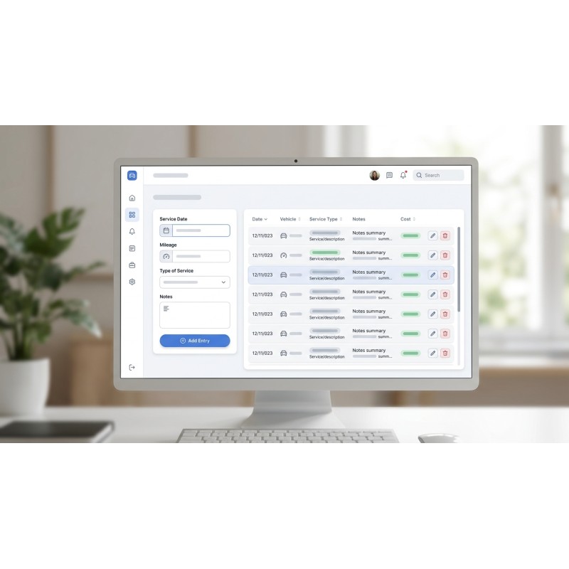 Vehicle Service Log | Agora Apps