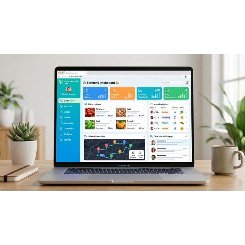 LocalHarvest Link | Conexión Agri Hiperlocal | Agora Apps