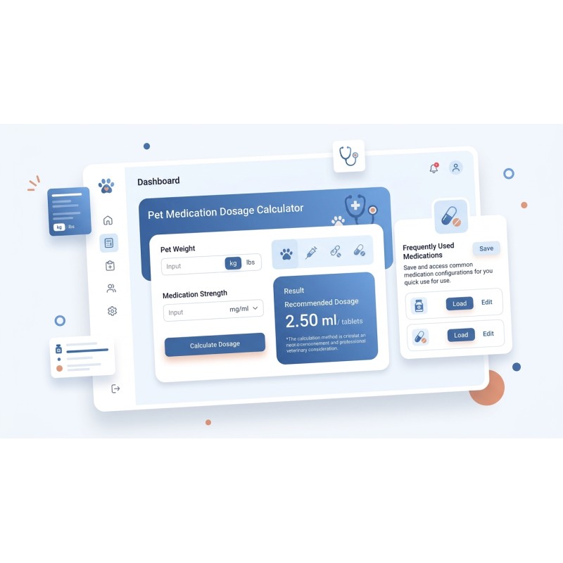 Pet Medication Dosage Calculator | Agora Apps