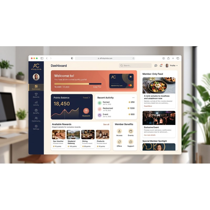 Affinity Circle: Exclusive Loyalty Portal & Rewards | Agora Apps