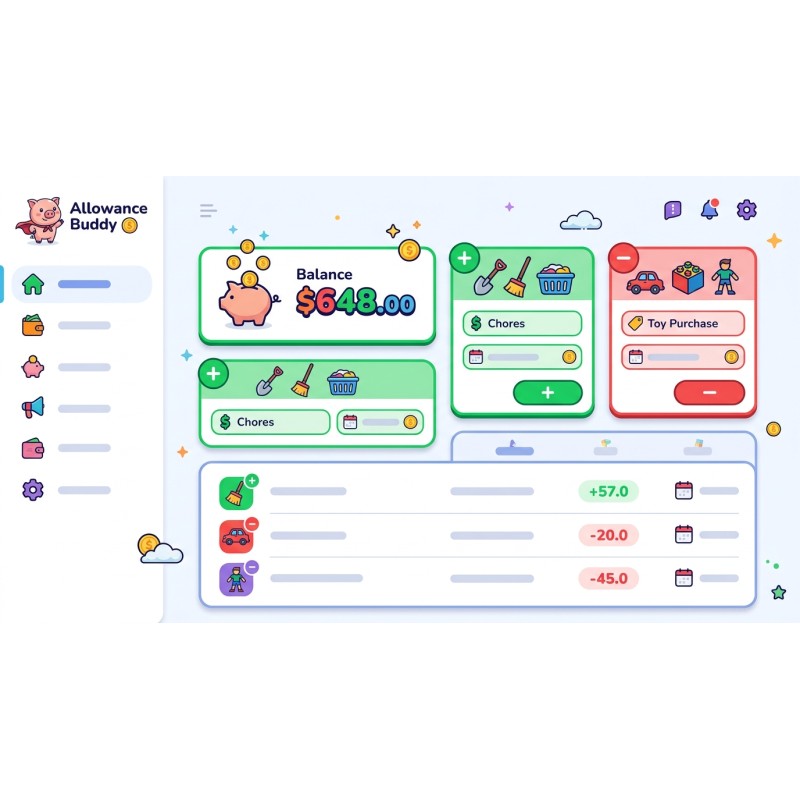 Kid Allowance Tracker | Allowance Buddy
