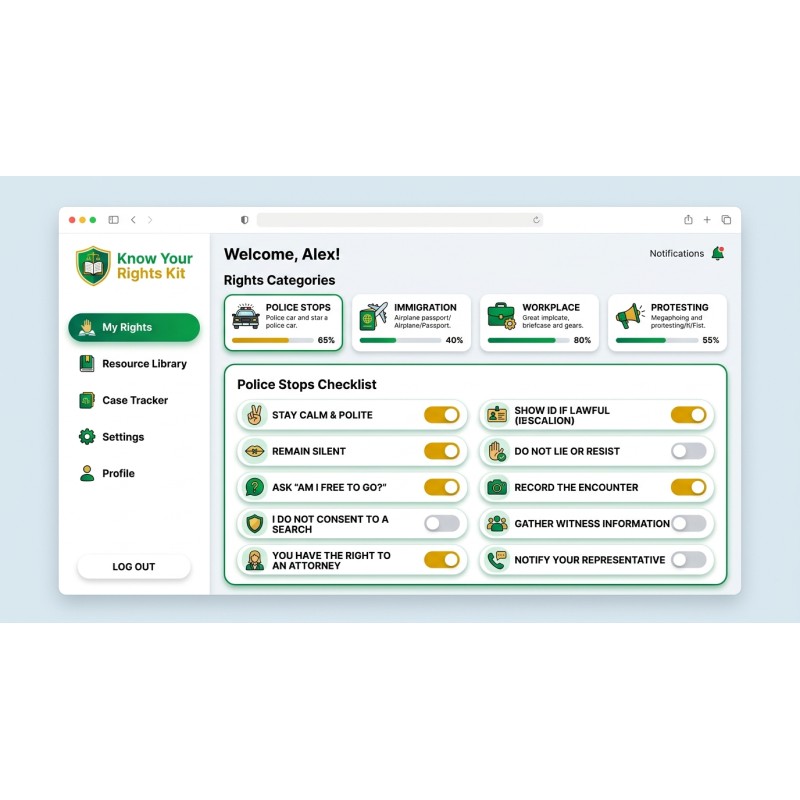 Listas de Verificación de Derechos | Agora Apps