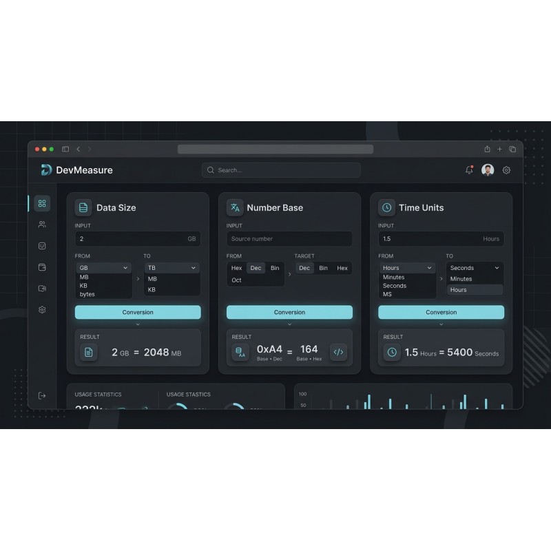 DevMeasure | Offline Developer Unit Converter | Agora Apps