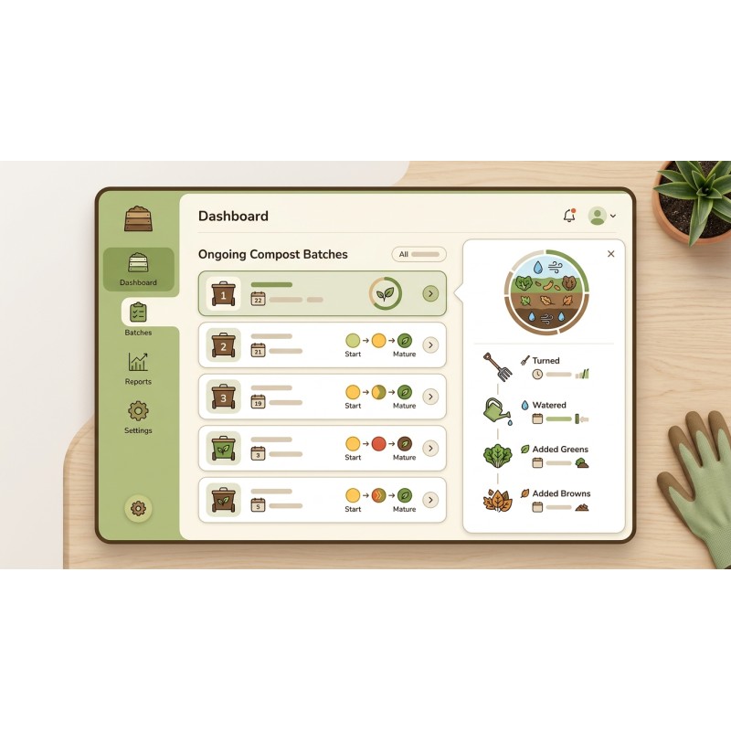 Compost Batch Tracker | Agora Apps