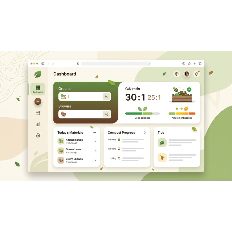 Compost Material Ratio Guide | Agora Apps
