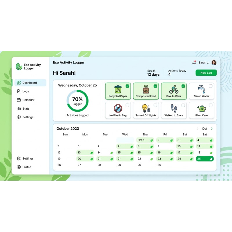 Eco Activity Logger | Agora Apps