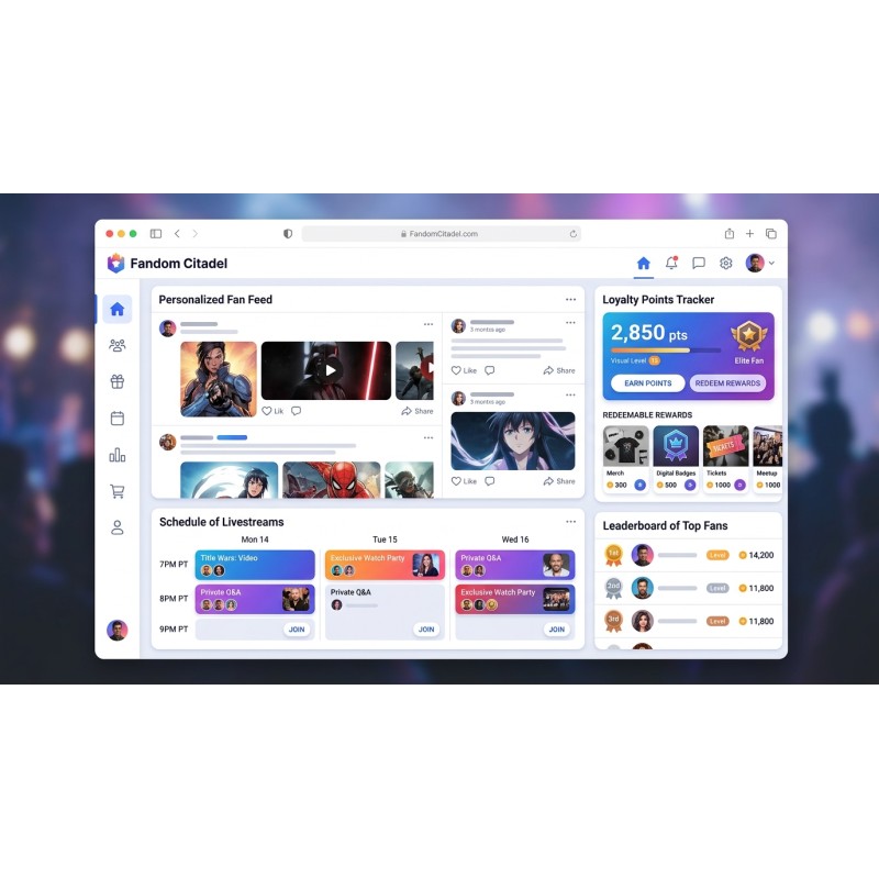 Fandom Citadel : Fidélité & Engagement Fans | Agora Apps