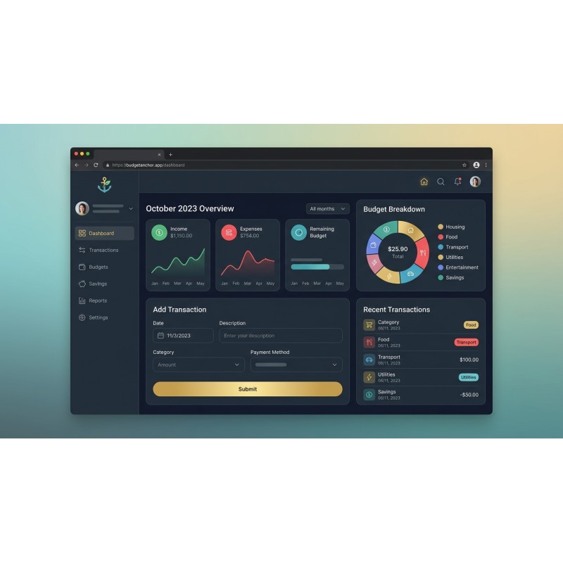 Offline Budgetplaner | Budget Anchor | Agora Apps
