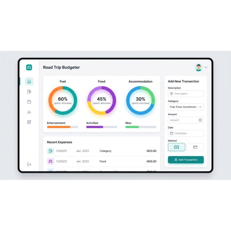 Road Trip Budgeter | Agora Apps
