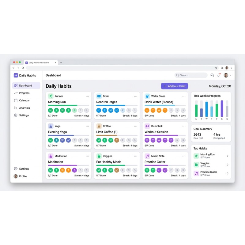Daily Habits - Private Offline Habit Tracker | Agora Apps