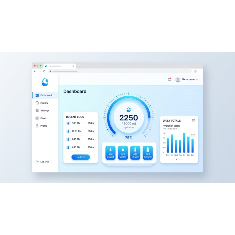 Hydration Tracker Offline | Agora Apps