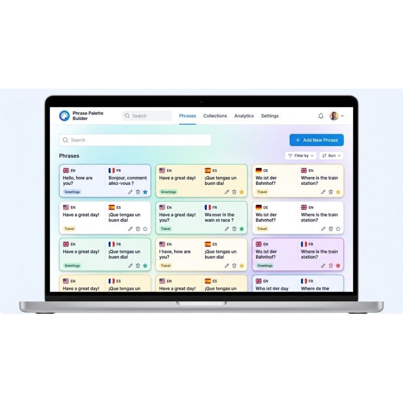 Phrase Palette Builder | Offline Phrasebook Creator | Agora Apps