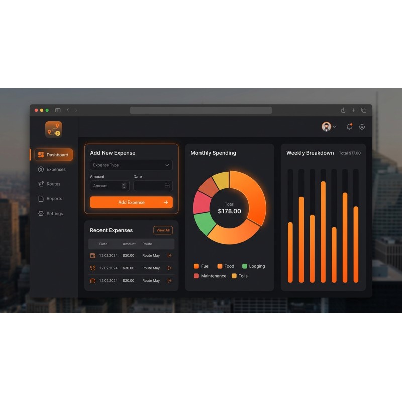 Route Expense Tracker | Offline Trip Cost Logger | Agora Apps