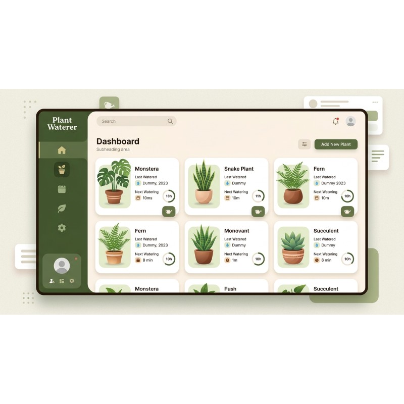 Regador de Plantas - Recordatorio de Cuidado Offline | Agora