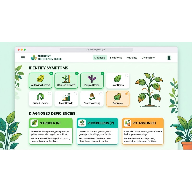 Nutrient Deficiency Guide - Diagnose Plant Issues Offline | Agora Apps