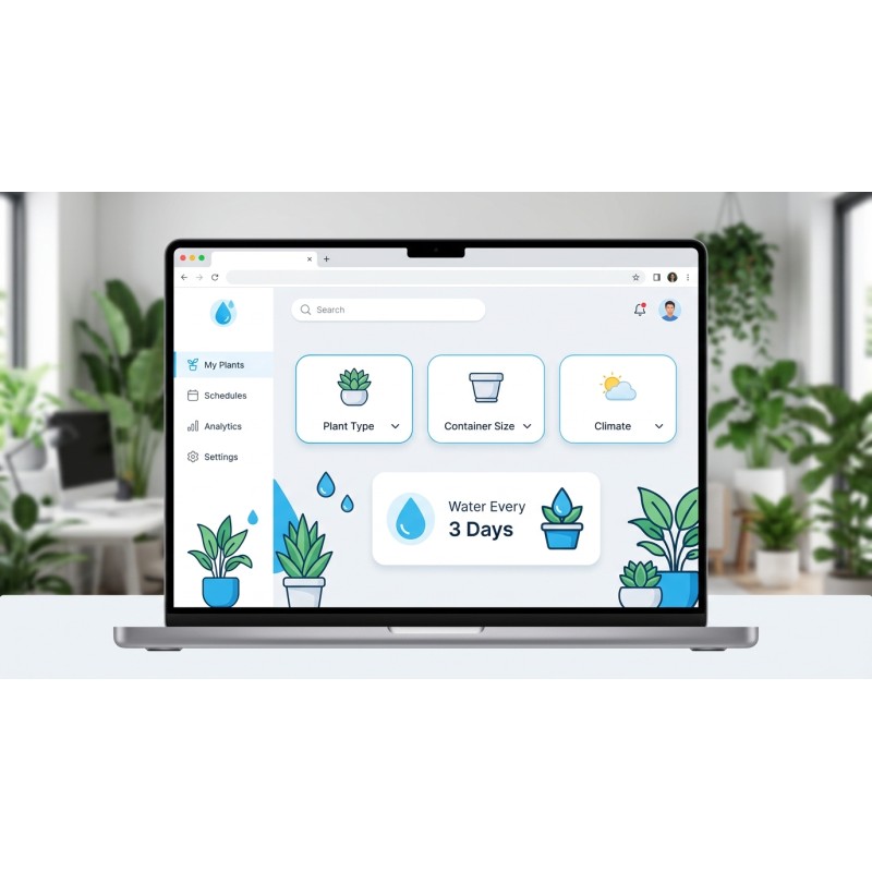 Container Watering Planner - Potted Plant Hydration Guide | Agora Apps