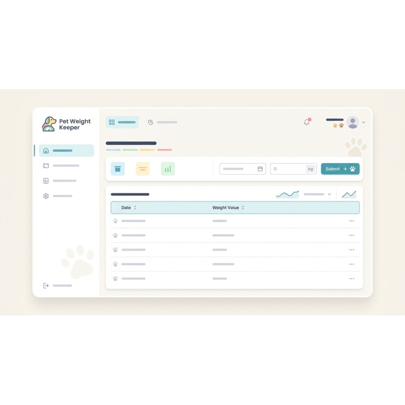 Pet Weight Keeper | Agora Apps