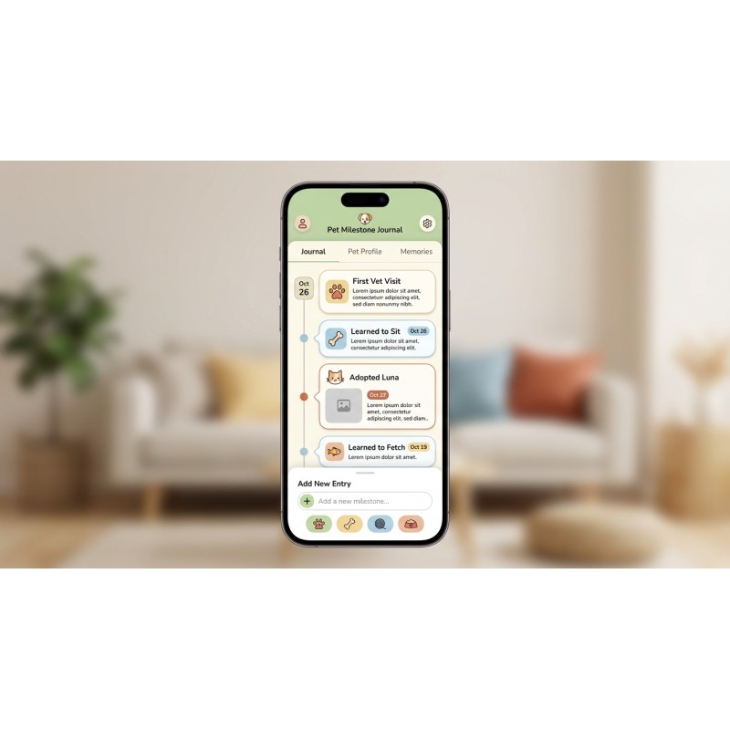 Pet Milestone Journal | Agora Apps