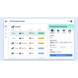 Pet Grooming Tracker