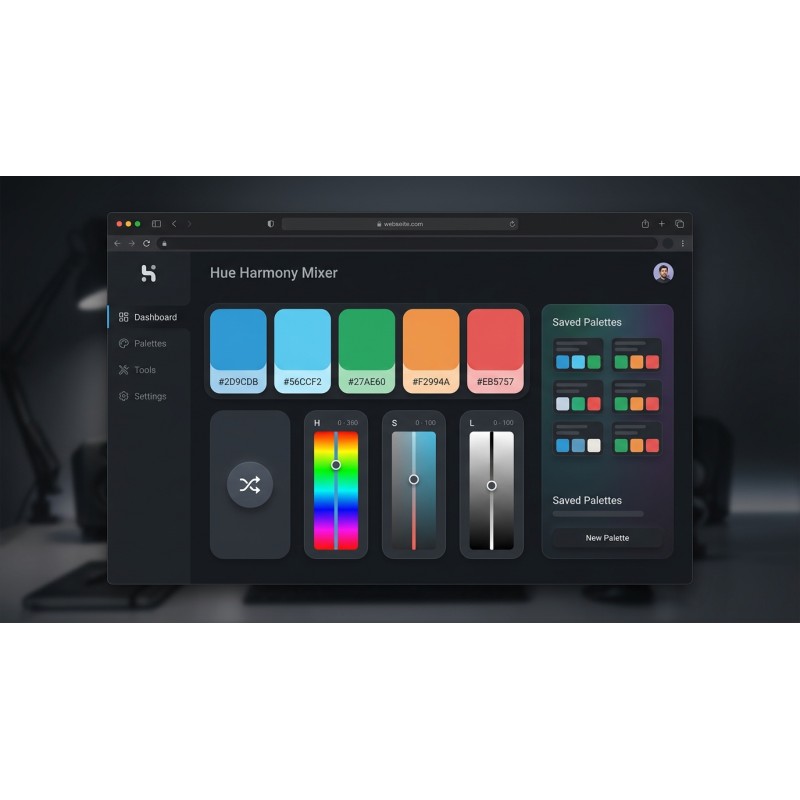 Hue Harmony Mixer - Offline Color Palette Generator | Agora Apps