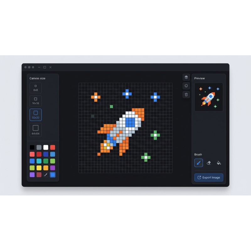 Dot Matrix Designer - Offline 8-bit Pixel Art Editor | Agora Apps