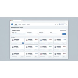 Family Contact Card