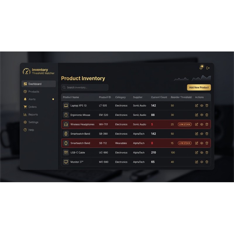 Offline Reorder Point Tracker | Agora Apps