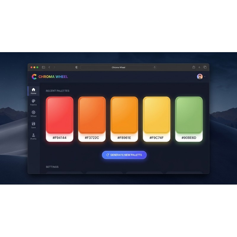 Chroma Wheel - Offline Color Palette Generator | Agora Apps