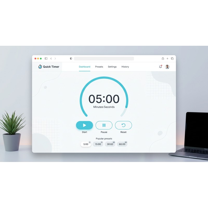 Quick Timer - Offline Browser Timer | Agora Apps