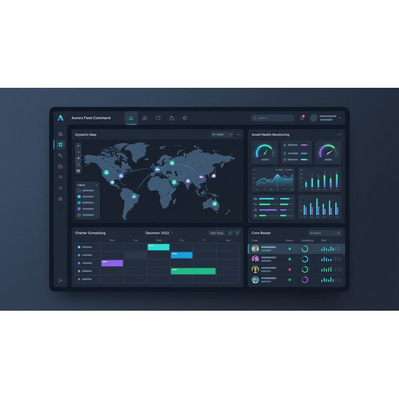 Aurora Fleet Command | Luxury Asset Management | Agora Apps