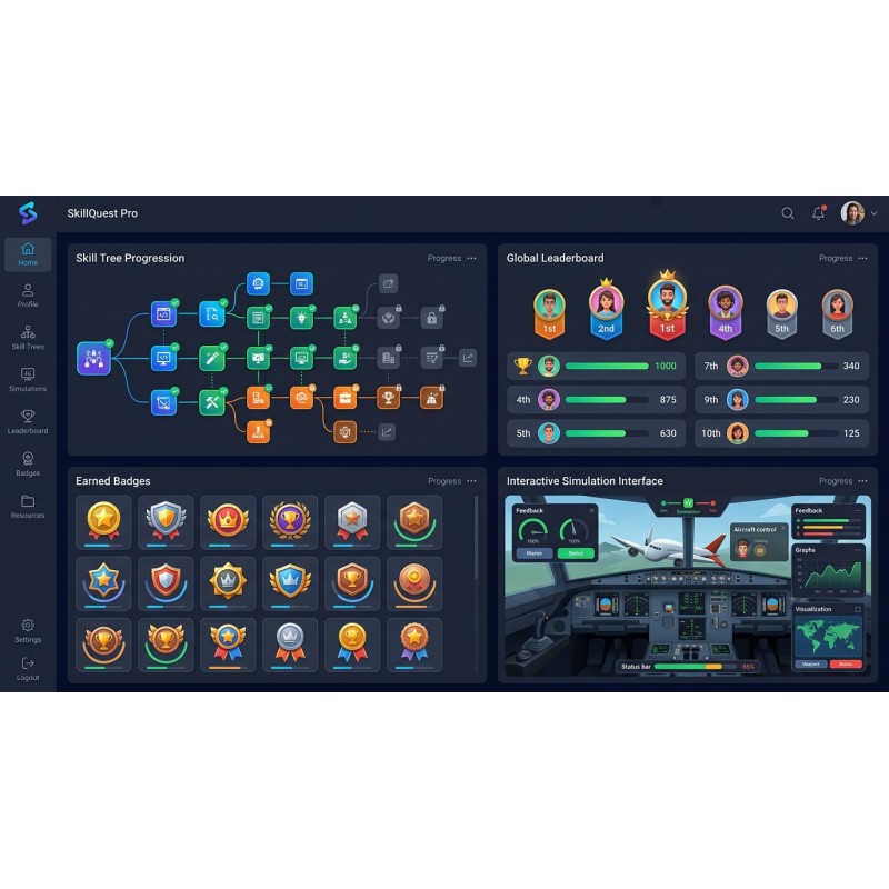 Gamified Skill Development | SkillQuest Pro | Agora Apps