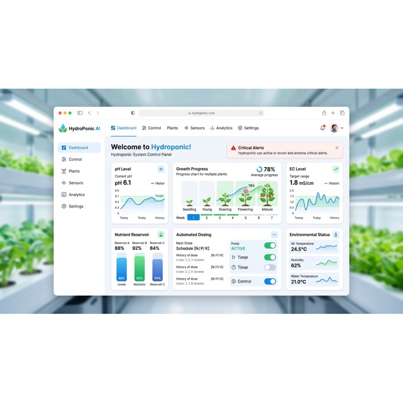 HydroPonic AI | Intelligente Hydroponik-Optimierung | Agora 