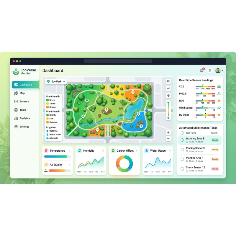EcoVerse Monitor | Intelligentes Grünflächenmanagement | Ago