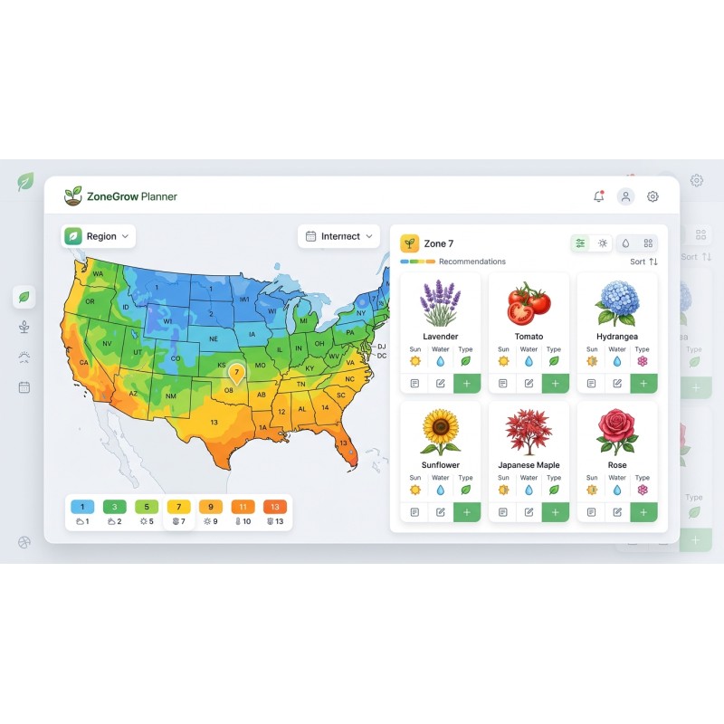 ZoneGrow Planner - Offline USDA Hardiness Zone Guide | Agora Apps