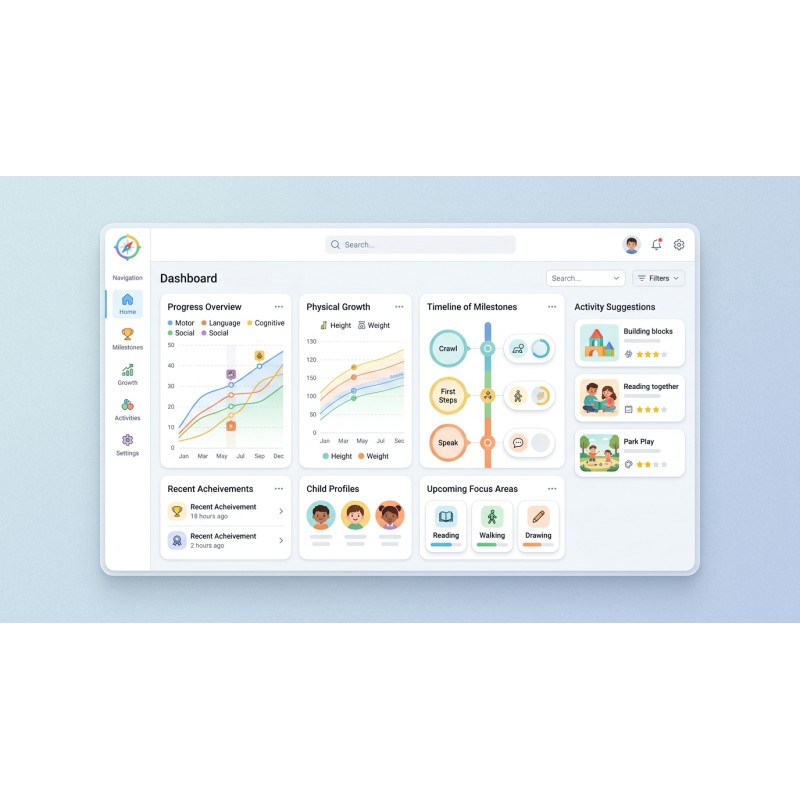 Child Development AI Dashboard | Agora Apps
