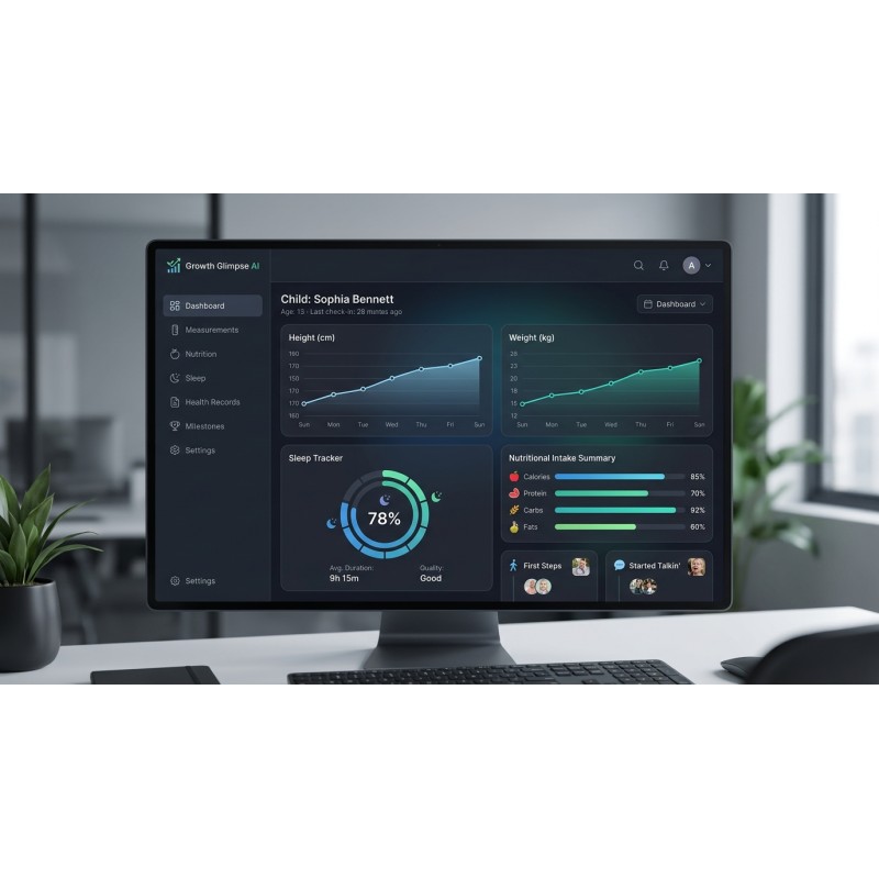 Child Growth AI Analytics Dashboard | Agora Apps
