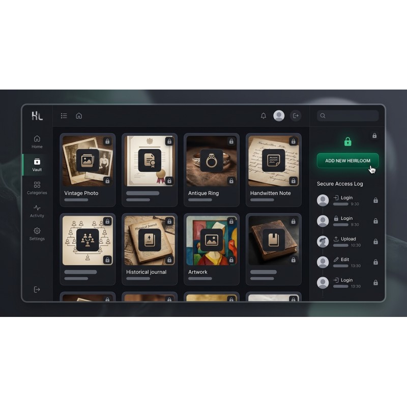 Secure Family Digital Archive | Agora Apps