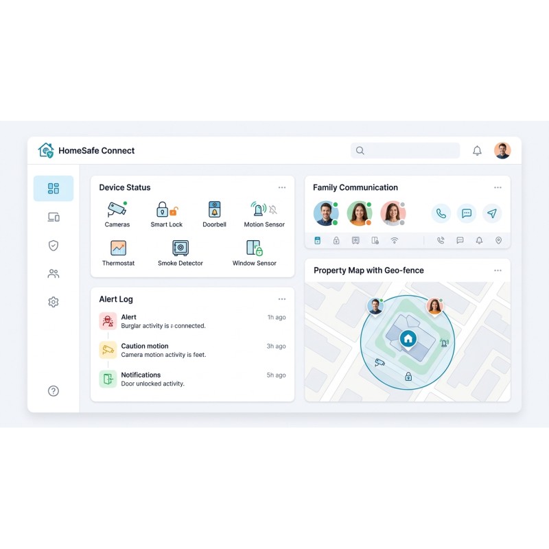 CRM de Segurança Infantil para Casa Inteligente | Agora Apps