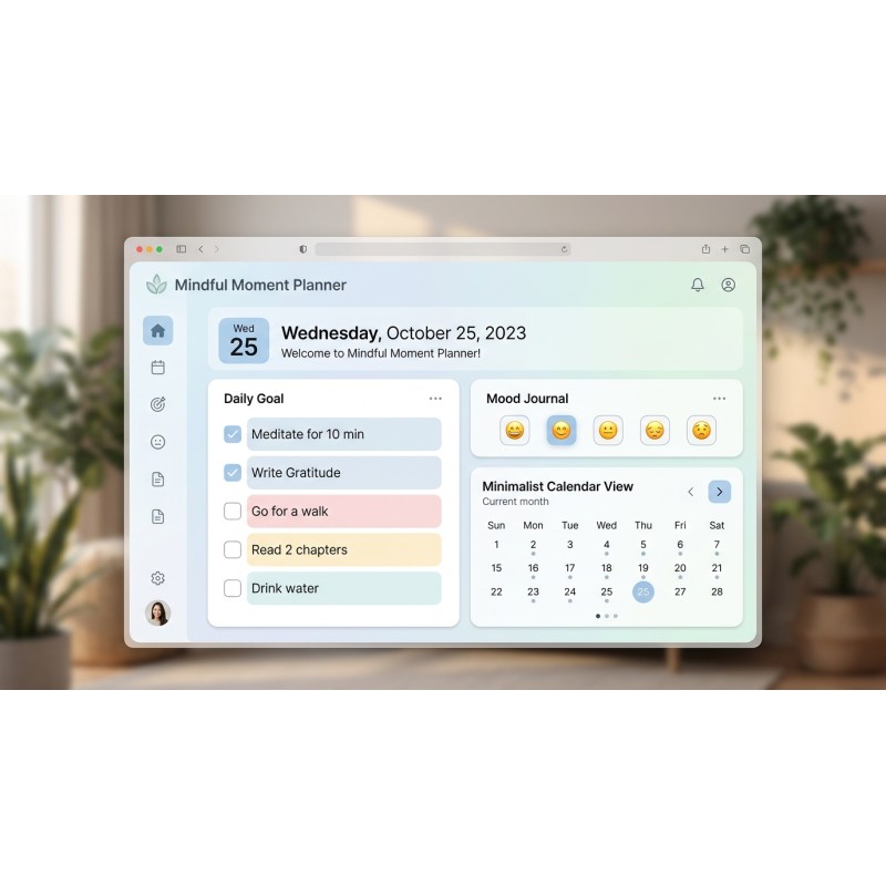 Daily Wellness Planner | Offline Self-Care Tracker | Agora Apps
