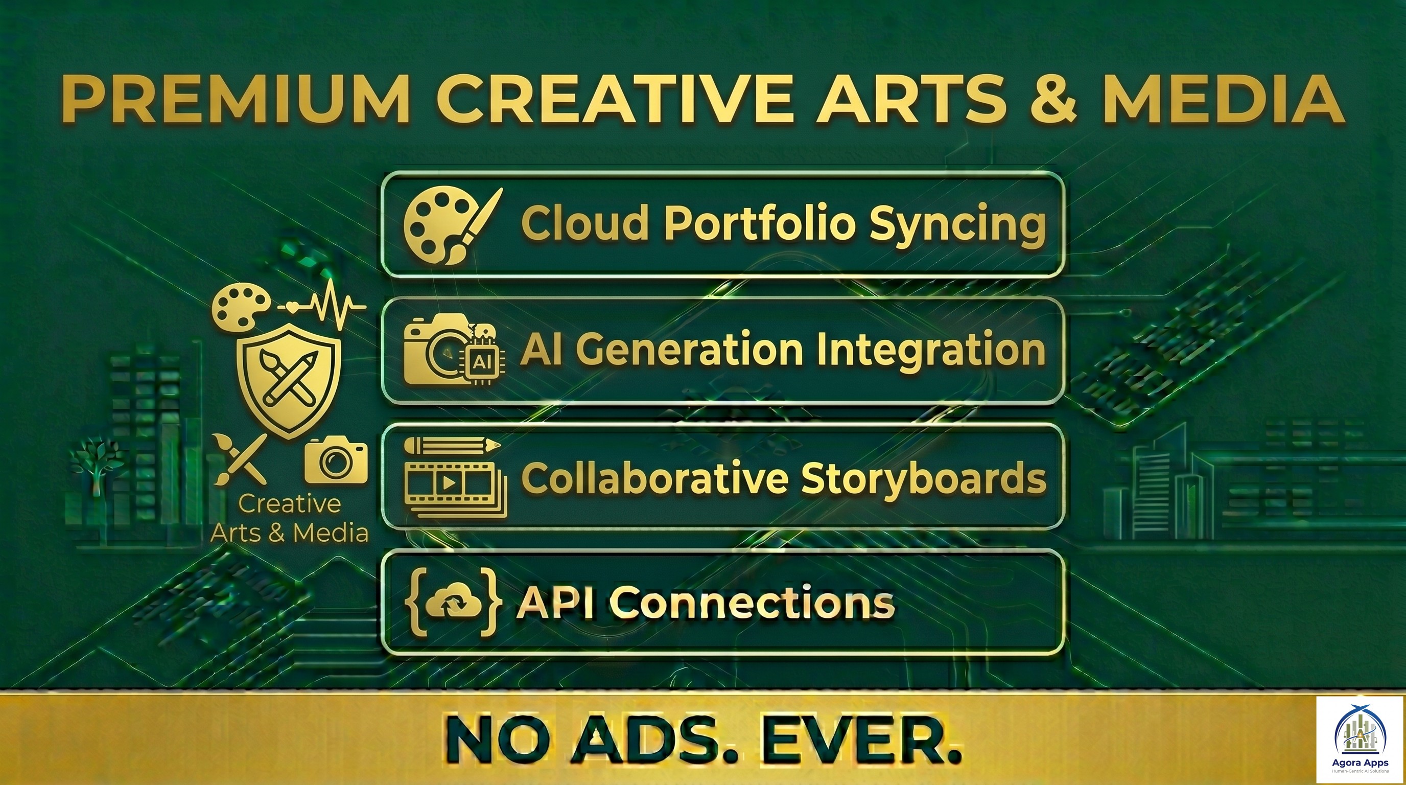 Premium Creative Arts & Media Hero